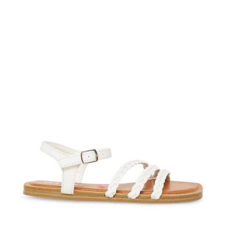 Sandalias Planas Steve Madden Jgeorjia Niños Blancas | ES PU9308